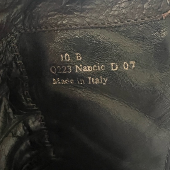 Coach Nancie Dark Brown Leather Zip Up Boot Made in Italy Womens size 10 - Picture 8 of 9